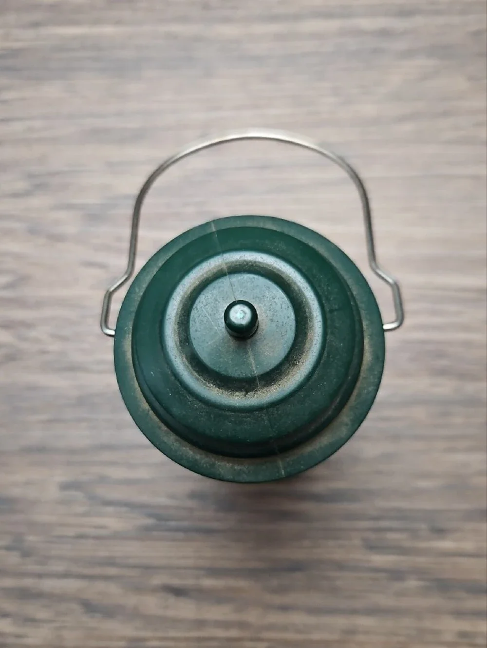 Vintage Avon Coleman Lantern Decanter Empty Green Bottle